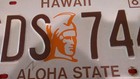 Vintage 1981 Hawaii License Plate Aloha State-king Kamehameha Authentic Clean