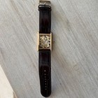 Daniel Steiger Skeleton Watch Gold Plated Black Leather