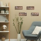 4 Pieces Family Signs For Home Decor Family Wall Decor For Living 10 X 4 Inches