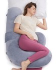 Pregnancy Pillow   F Shaped Maternity Pillow For Pregnant Women With Adjustab   