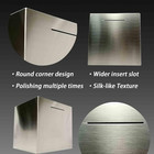 Piggy Bank For Adults Must Break To Open Stainless Steel Money Box Metal Saving