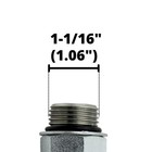  12 Sae Orb Male X 3 4  Npsm Female 90   Hydraulic Swivel Adapter 6901-12-12