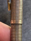 Defective Parker Vintage Classic Grid Sterling Silver Ballpoint Pen C196 G3d