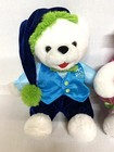 2014 2pc Set Dan Dee Snowflake Teddy Bear Boy Girl- Pink And Blue Outfits