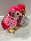 Valentine Penguin Plush Couple Tweet Heart Gummy Candy Gift Set Pink Red