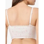 Nwt Florence By Mills Sweet Bloom Eyelet Bustier Bra Top Xs