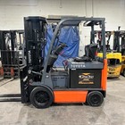 2022 Toyota 8fbcu25 5000lb Used Electric Forklift Quad Mast Sideshift 3548 Hours
