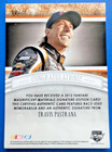 Travis Pastrana Signed Card 2012 Fanfare Magnificent Materials 25 25 Glove Relic