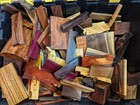 Craft Wood Scrap Box For Jewelry Making - Assorted Wood Pieces