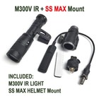 Sotac Tactical Helmet Light For M300v Ir Flashlight W s s Ma-x Bracket Mount Us
