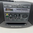 Sony Boom Box Cfd-v15 Radio Cassette Cd Player Mega Bass Tested
