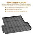 5 5ft Truck Bed Mat  Tpe All-weather Bed Liner For 2015-2024 F-150 Pickup