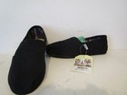 Toms Classic Canvas Twill Womens Slip On Flat Shoes Black Black Size 7