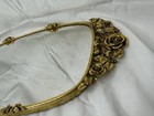 Vintage Matson Golden Rose Vanity Mirror Tray Hollywood Regency Gold Ormolu 20   