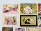 Lot Of 10 Antique Holiday Postcards Early 1900s Christmas Easter Halloween