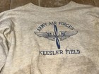 Vintage 1940s World War 2 Army Air Force   s Keesler Field Sweatshirt Great Print