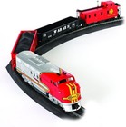Santa Fe Flyer Ho Scale Electric Train Set - Ready To Run 19 5  X 3  X 13 25 