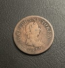 1815 Nova Scotia Hosterman Etter Halifax Half Penny