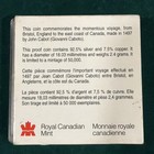 1997 Canada Giovanni Caboto 500th Anniversary Proof Silver 10 Cent Coin In Ogp