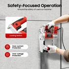 1100w Electric Floor Wall Chaser Groove Concrete Cutting Slotting Machine 50hz