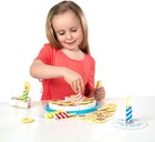 Melissa   Doug Wooden Birthday Cake   Pretend Play   Wooden Play Food Toy For Ki