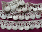Antique Victorian Handmade French Bobbin Lace Edging-  Linen 57  By 2 