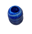 Vintage Handcrafted Blue Gray Pottery Vase 5    Art Pottery Studio Piece Unique