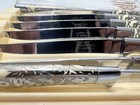 Vintage Set Carvel Hall 8 Steak Knives By Briddell  Original Case  Certificates