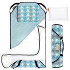 Tot Cot Kids Nap Mat - Toddler Preschool Daycare Bedding Cover With Blanket A   