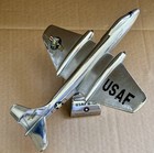1950s U s  Air Force B-57 Canberra Jet Bomber Aluminum Desktop Model Swivel Base