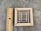 Dollhouse Miniature Square Window Prairie Style Fits 2 5  Opening 1 12 Scale