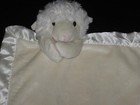 Pickles Lamb Security Blanket Baby Lovey Cream White Plush