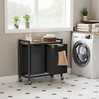  Laundry Hamper Laundry Sorter With Shelf Clothes Basket Organizer Removable Bag
