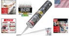 Premium Black Silicone Sealant 10 1oz Tubes - Ideal For Aquariums   More
