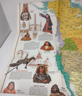 National Geographic North America Before Columbus Map 1972