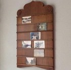 Oak Angled Church Hymn  Announcement Board  antique  Ecclesiastical 