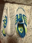 Adidas Fortarun Kids Slip-on Cloudfoam Mesh Colorblock Sneaker Blue 5 5