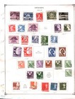 Collection  Sweden Part A Scott Album Page  1940 1972  Cat  184   Mint   Used