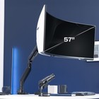 Vivo Black Pneumatic Arm Single Ultrawide Computer Monitor Desk Mount