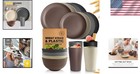 Vibrant 16-piece Unbreakable Dinnerware Set - Lightweight   Dishwasher Safe