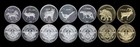 Nagorno Karabakh Armenia  7 Pcs Unc Coin Set  50 Luma 1 5 Dram 2013