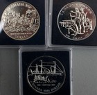 1989 1990 1991 Canada Silver Dollar 3 Coin Commemorative Canadian Lot 50  Silver