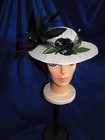 Women Kentucky Derby Hat Tea Party Bridal Dress Wedding Church Sun Hat
