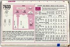 1968 Simplicity Sewing Pattern 7633 Womens Dress 2 Lengths Size 9 Vintage 16699