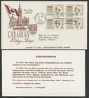 1966  425-426 Two Prairies Flowers Fdc Blocks Middlesex Sc Cachet With Inserts