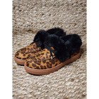 Moccasin Slip On Womens 6 Ankle Winter Warm Loafers Faux Fur Lined Exotic
