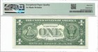 1957b  1 Silver Certificate  Pmg Gem Uncirculated 65 Epq  V a Block
