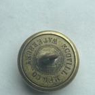 Post Civil War Rhode Island State Militia Coat Button Waterbury Scovill Mfg Co