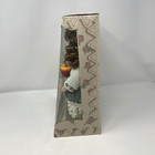 Vtg Collector s Choice Fine Bisque Porcelain Doll W  Fruit Stand Nib Limited Ed 