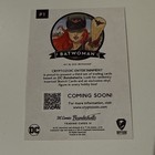 2019 Sdcc Exclusive Cryptozoic Dc Bombshells Batwoman Batman Promo Card   P1